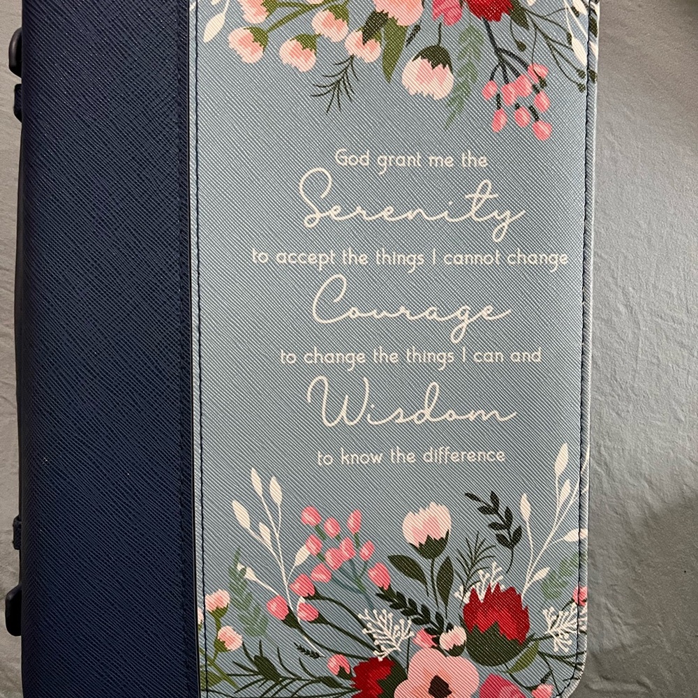 Serenity prayer bible cover